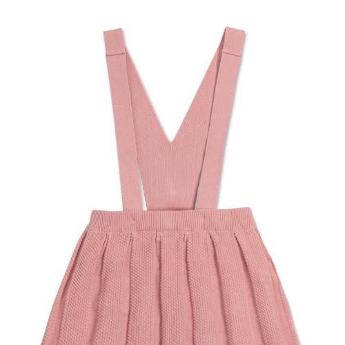 Hope & Henry Girls' Pleated Sweater Skirtall, Toddler In Rose