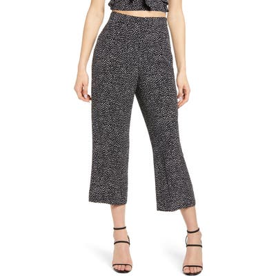 Leith Flare Crop Pants, Black
