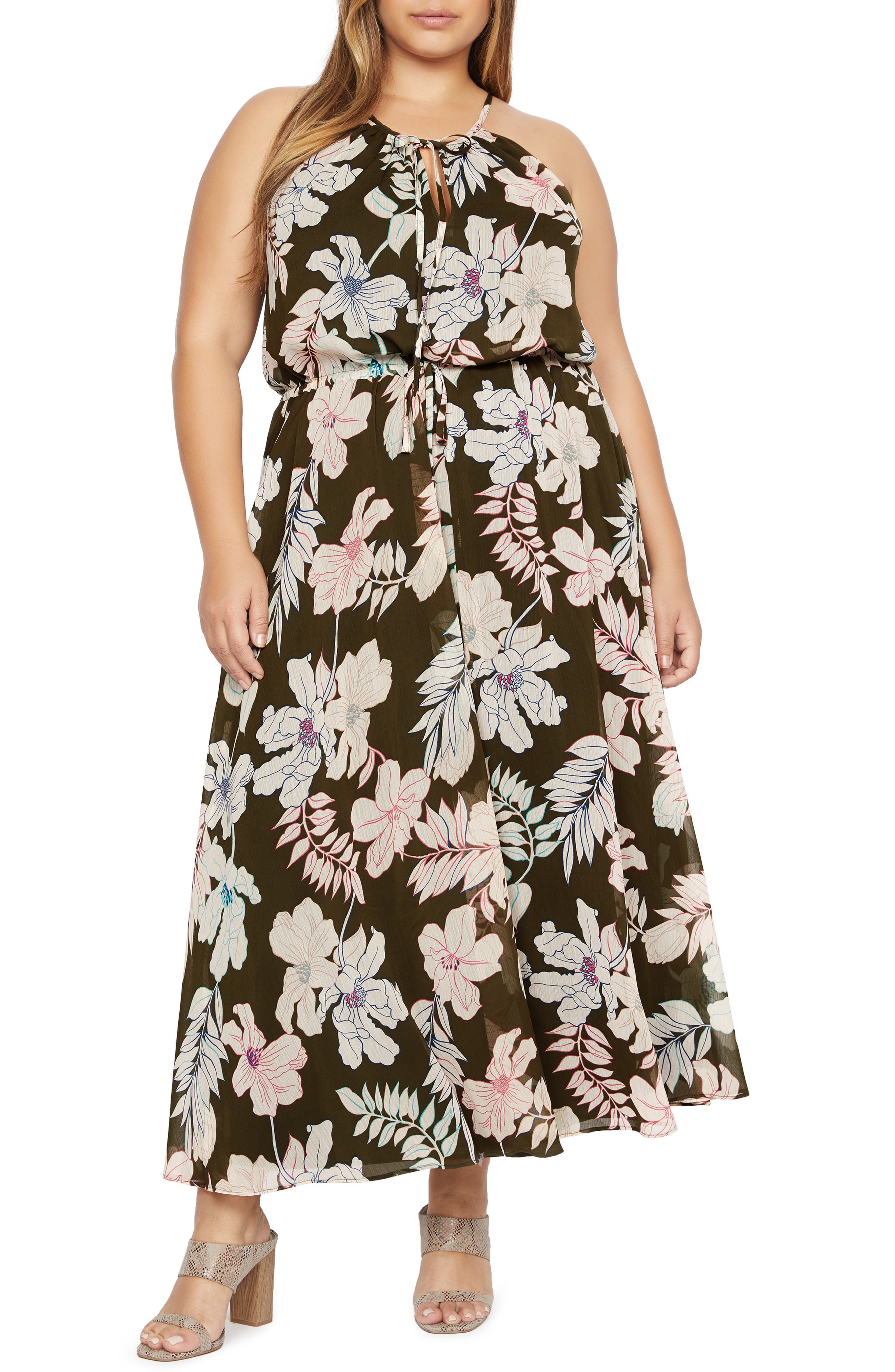 Plus Size Women S Sanctuary Big Flirt Floral Print Maxi Dress Shefinds