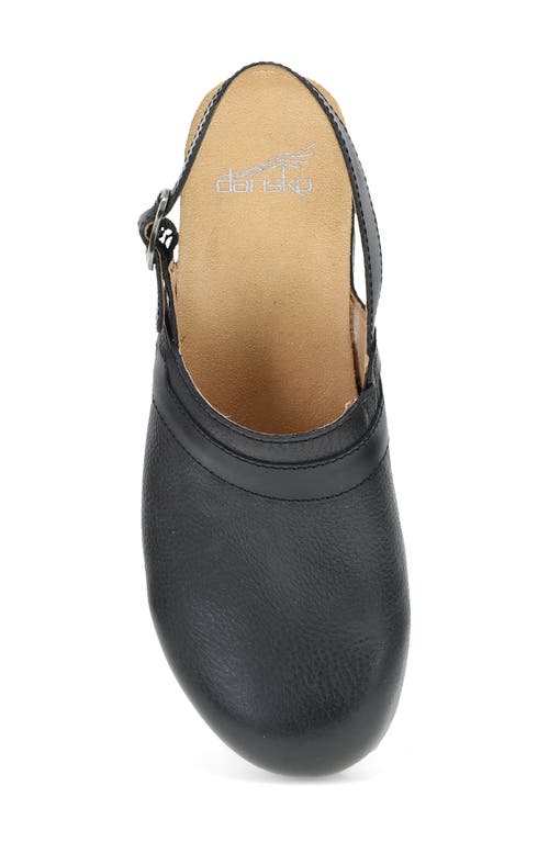 Dansko Tammy Slingback Clog In Black