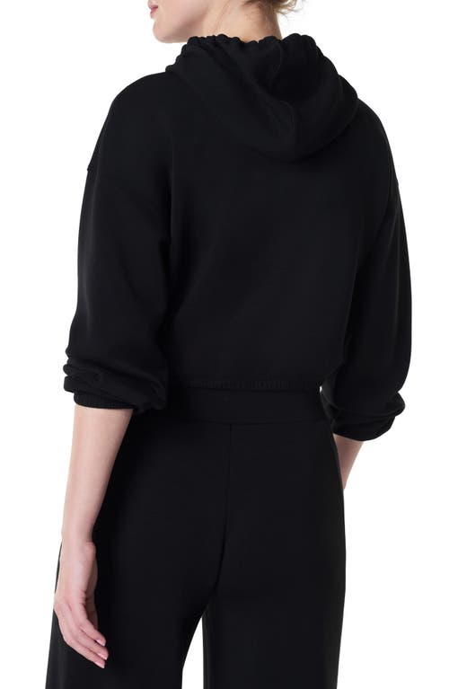 Shop Spanx ® Airessentials Crop Hoodie In Very Black