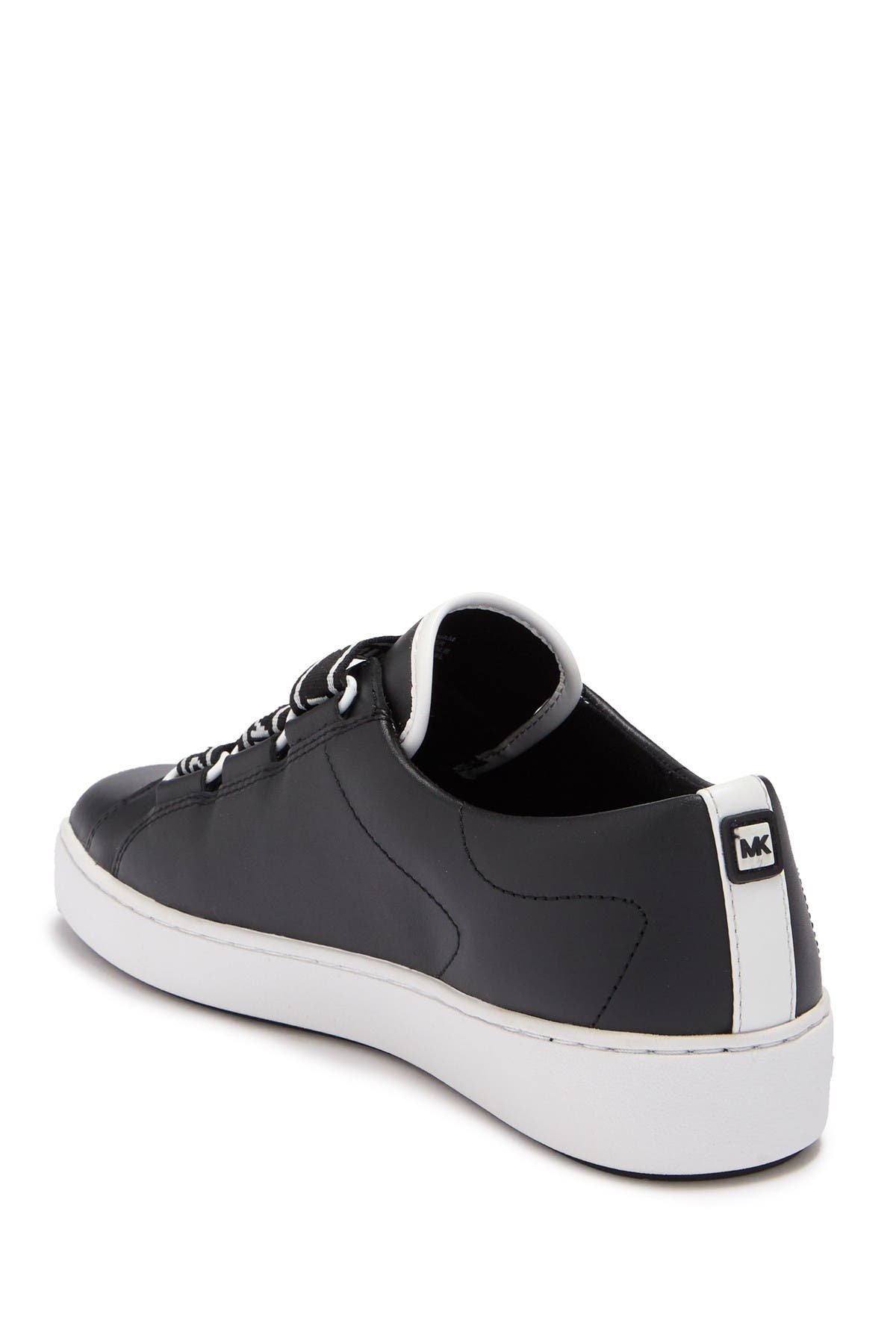 casey logo tape leather sneaker