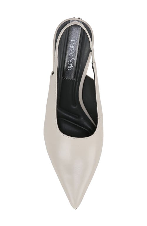 Shop Franco Sarto Sorrento Slingback Pointed Toe Pump In White