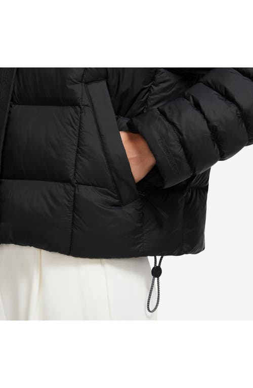 Shop Nike Sportswear Essential Primaloft® Water Repellent Puffer Coat In Black/white