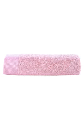 Shop Brooks Brothers 4-piece Solid Signature Cotton Towel Set In Pink