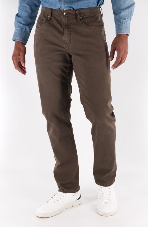 Devil-dog Dungarees Athletic Fit Stretch Jeans In Dark Roast