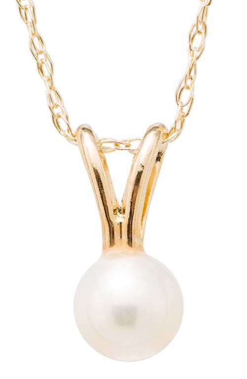 Mignonette Pearl Pendant Necklace in Gold at Nordstrom
