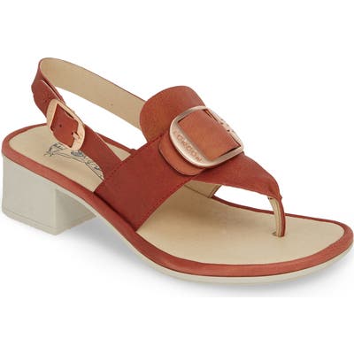 Fly London Emat Thong Sandal, Orange