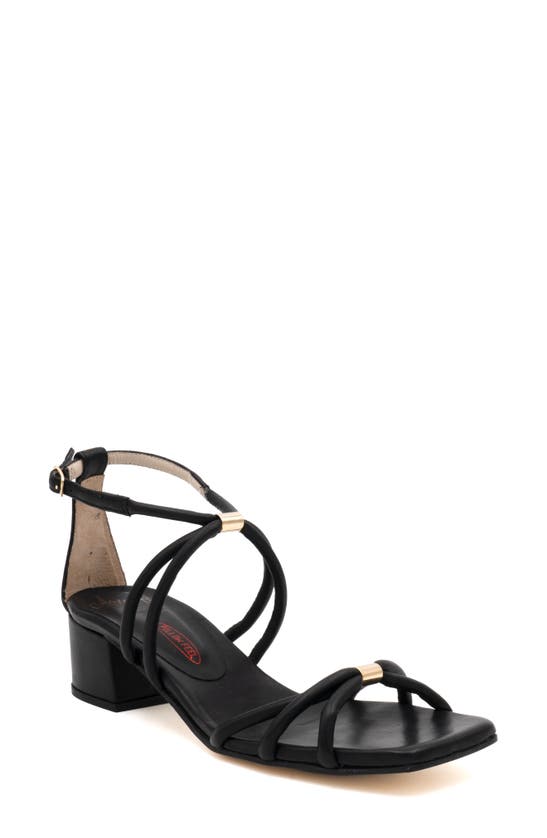 Amalfi By Rangoni Manchester Ankle Strap Sandal In Black