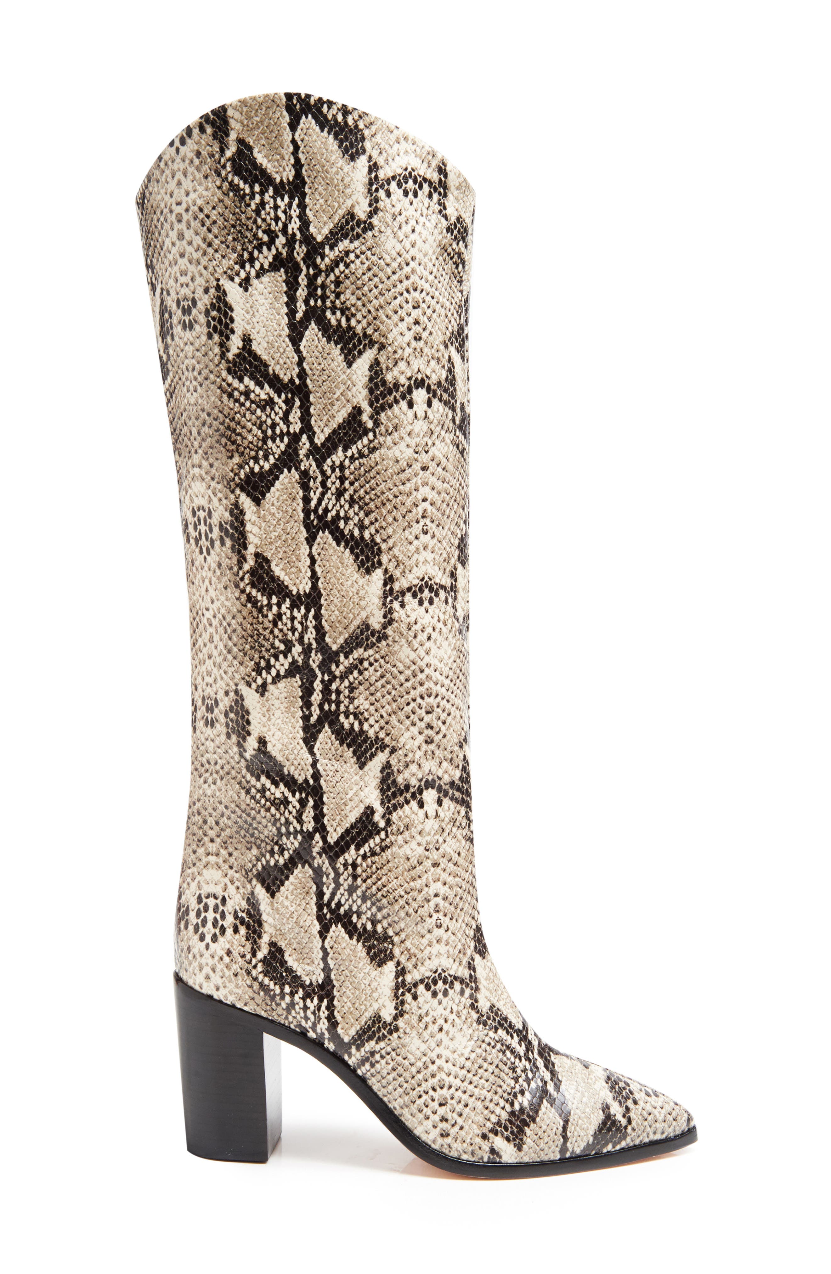 analeah pointed toe knee high boot schutz