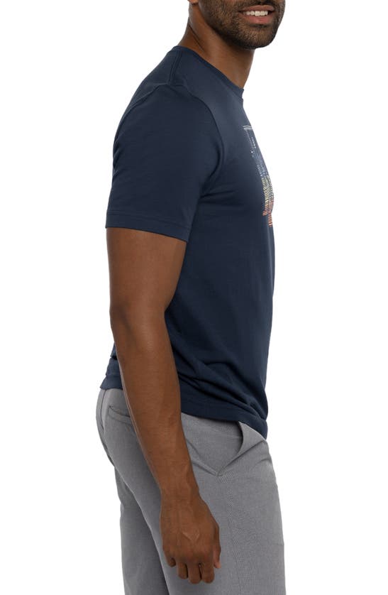 Shop Travismathew Race You Graphic Tee In Dress Blues