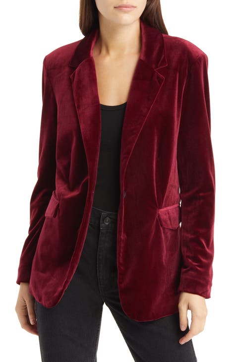 womens velvet blazer | Nordstrom