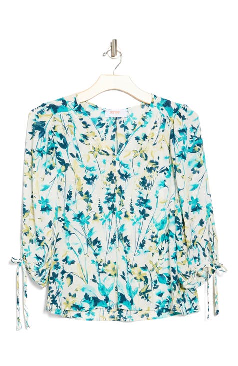 3/4 Sleeve Plus Size Tops: Blouses & Shirts