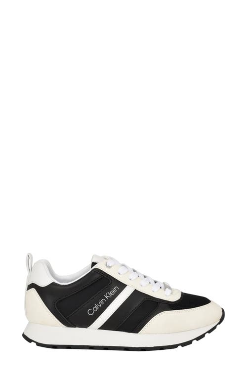 Shop Calvin Klein Carlla Sneaker In White/black