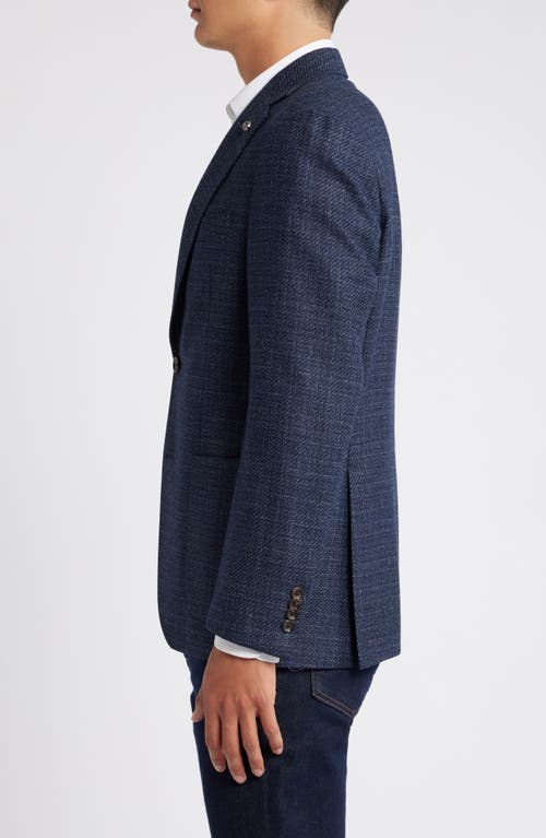 Shop Jack Victor Morton Soft Constructed Wool Sport Coat In Blue