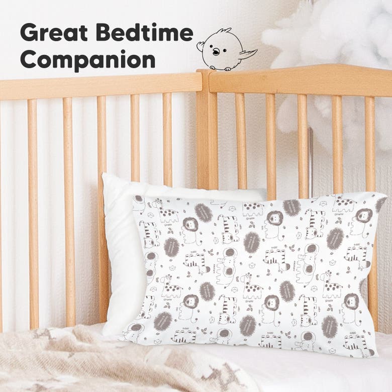 Keababies Printed Toddler Pillowcase 13x18" In Keasafari