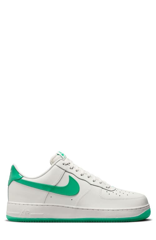 Shop Nike Air Force 1 '07 Premium Basketball Sneaker In Platinum Tint/stadium Green