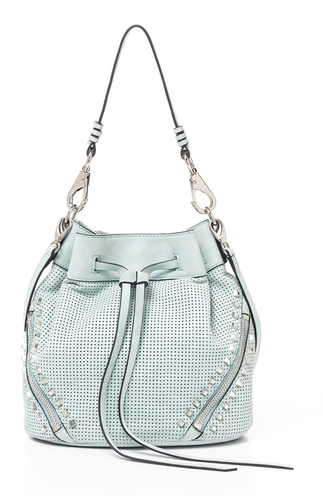 She + Lo 'Make Your Mark' Leather Bucket Bag Nordstrom