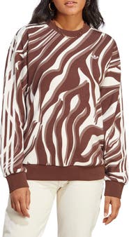 adidas Originals Abstract Animal Print Sweatshirt Nordstromrack