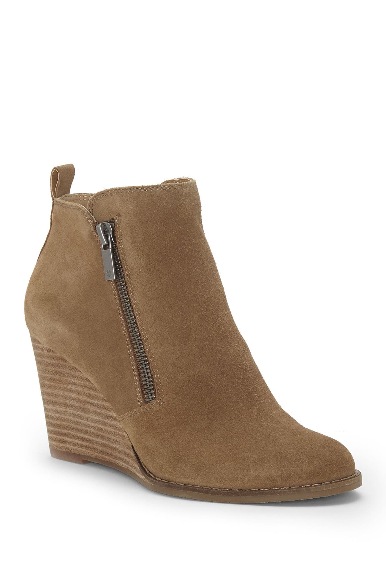 lucky brand yesterr wedge bootie