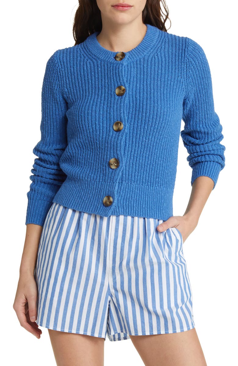 Madewell Textural Knit Cardigan Sweater Nordstrom
