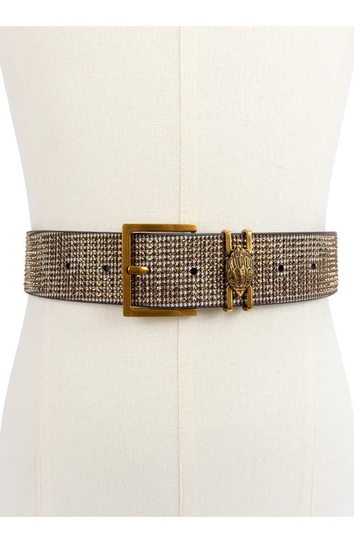 KURT GEIGER KURT GEIGER LONDON CRYSTAL HOUNDSTOOTH BELT 