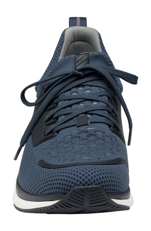 Shop Johnston & Murphy Xc4® Tr1 Waterproof Sneaker In Navy Knit/full Grain