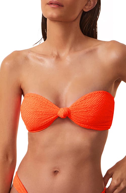 ViX Swimwear Jessie Bandeau Bikini Top Orange at Nordstrom,