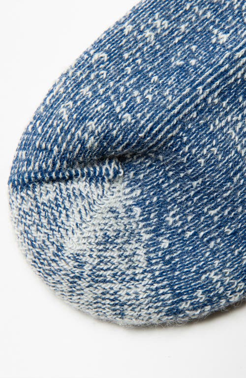 Shop Druthers Nyc Merino Wool House Sock In Blue