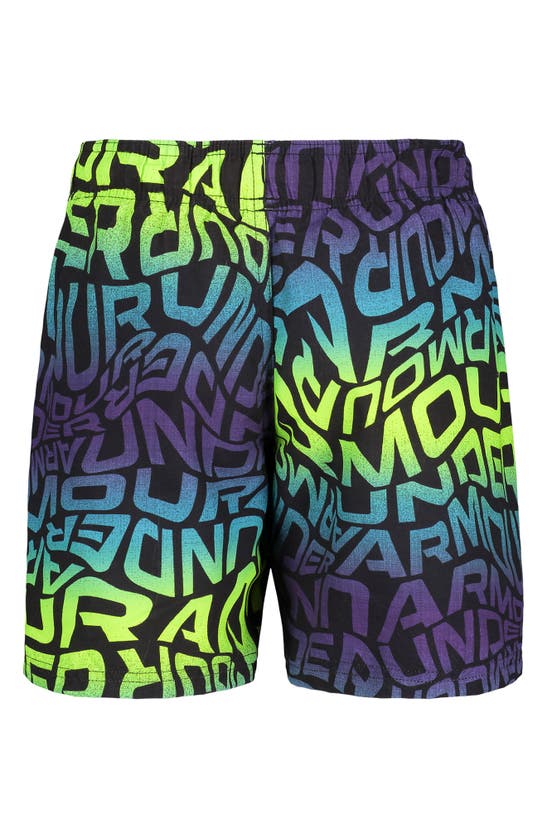 Under Armour Kids' Warp Logo Siwm Trunks In Lime Surge | ModeSens