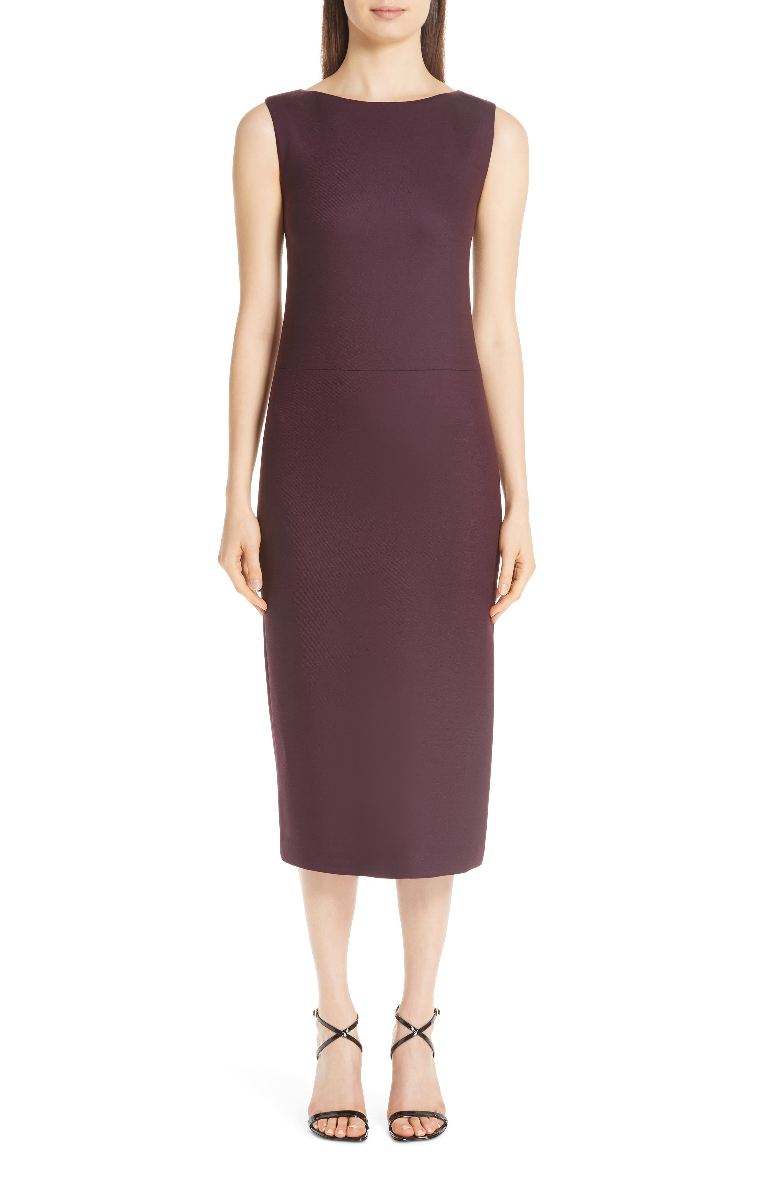Adam Lippes Double Face Wool Sheath Dress