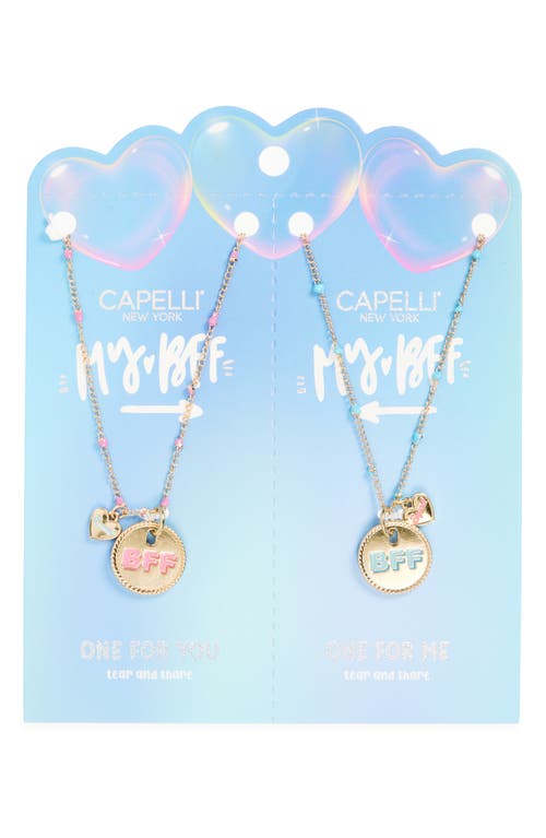 Capelli New York Kids' BFF Necklace Set in Gold 