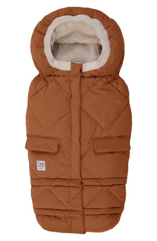 7 A. M. Enfant 212 evolution Extendable Stroller & Car Seat Waterproof Footmuff in Spice Quilted at Nordstrom