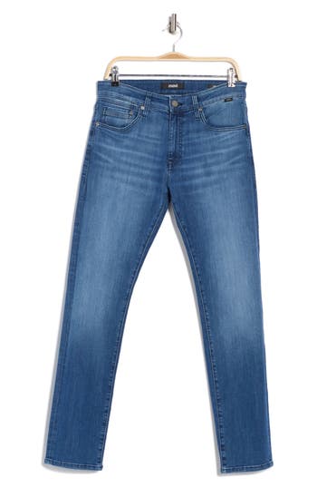 Mavi Jeans Marcus Brushed Slim Straight Jeans In Dark Blue Boston