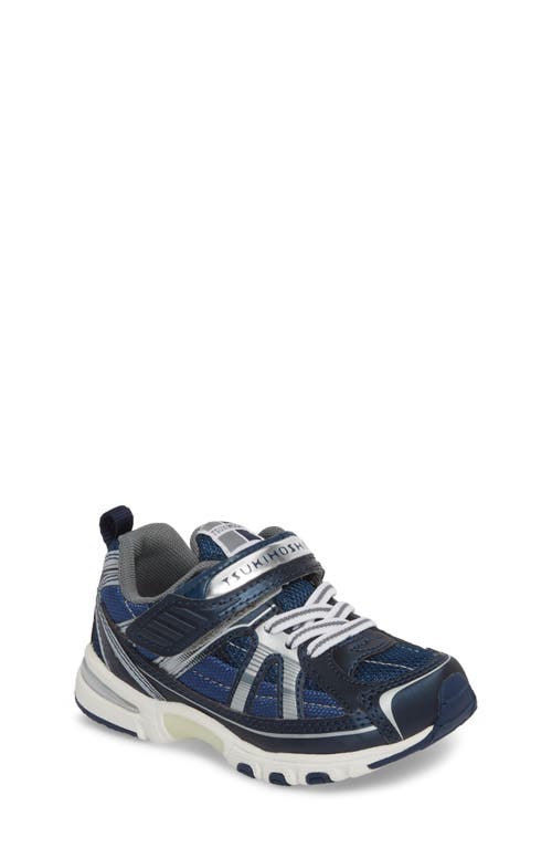 Shop Tsukihoshi Storm Washable Sneaker In Navy/silver