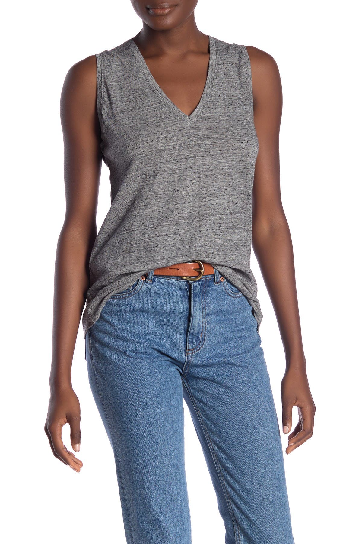 MADEWELL V-NECK KNIT TANK TOP,191208462353