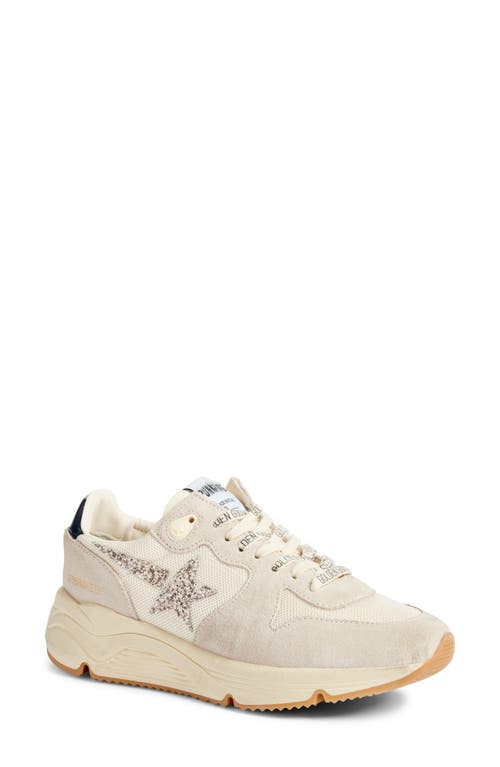 Golden Goose Running Sole Sneaker In Cream/white