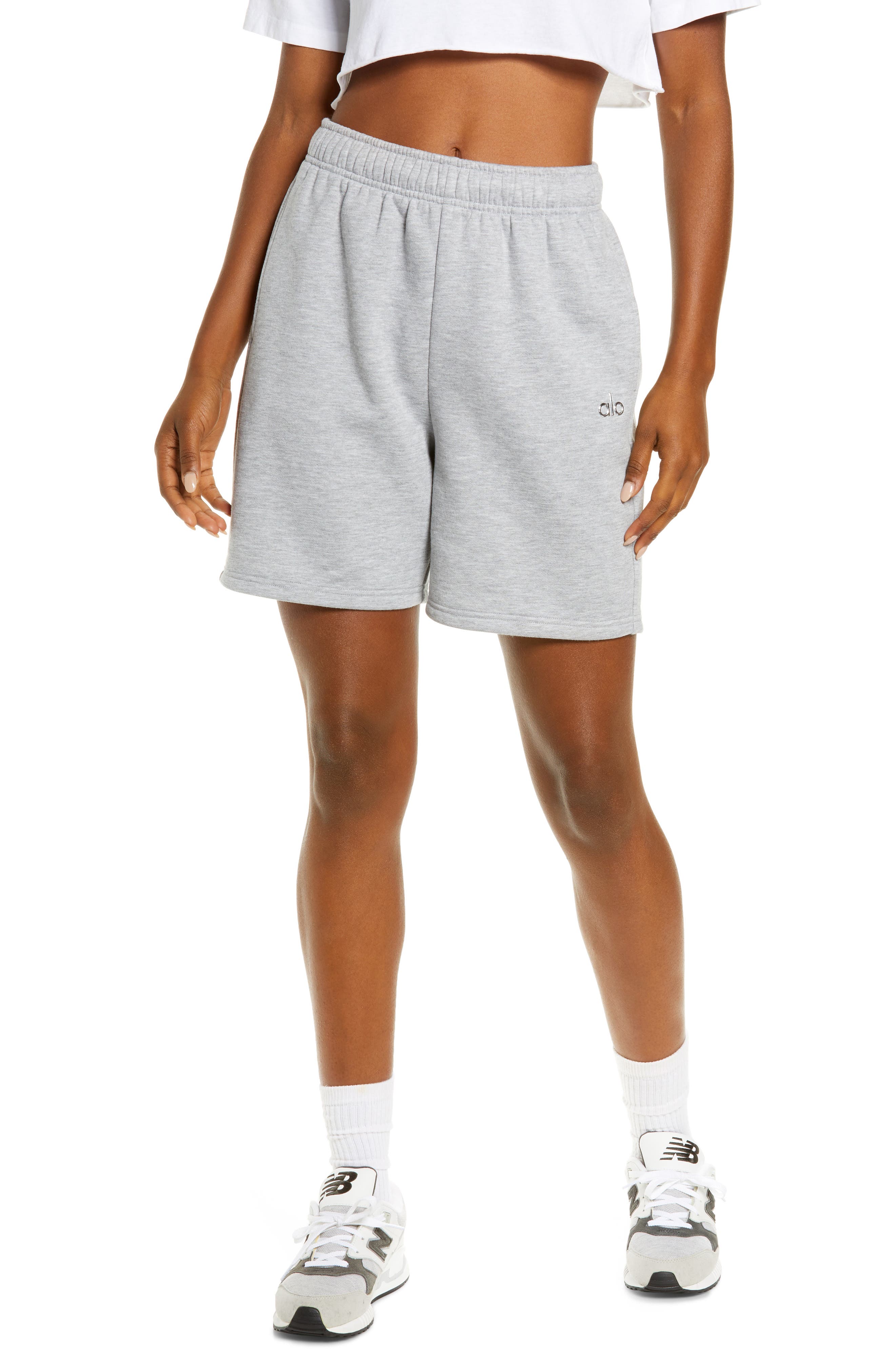 womens fleece bermuda shorts