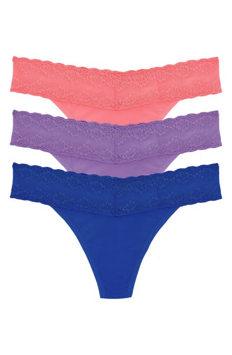 Nordstrom Rack Underwear Girls 14-16 Pink Blue Orange Tie Dye Panties 4  Pack