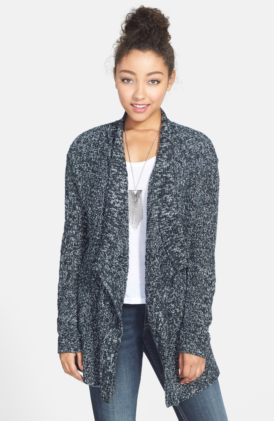 BP. Patchwork Blanket Cardigan (Juniors) Nordstrom