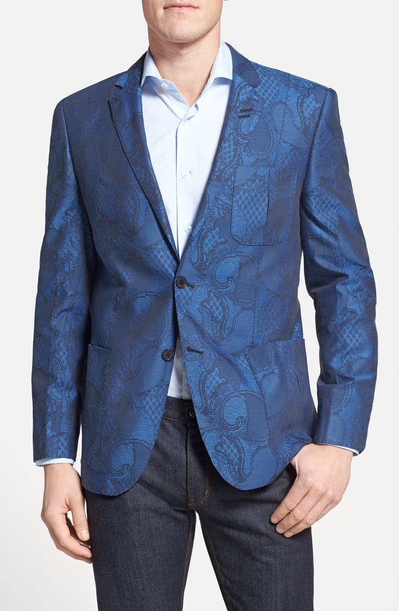 Bogosse 'Polina' Classic Fit Two-Button Paisley Print Blazer | Nordstrom