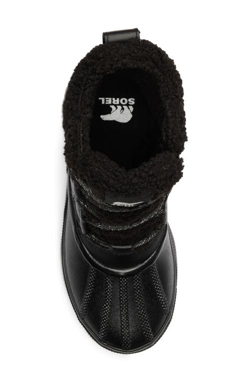 Sorel Out N About Iv Chillz Lux Waterproof High Top Sneaker In Black