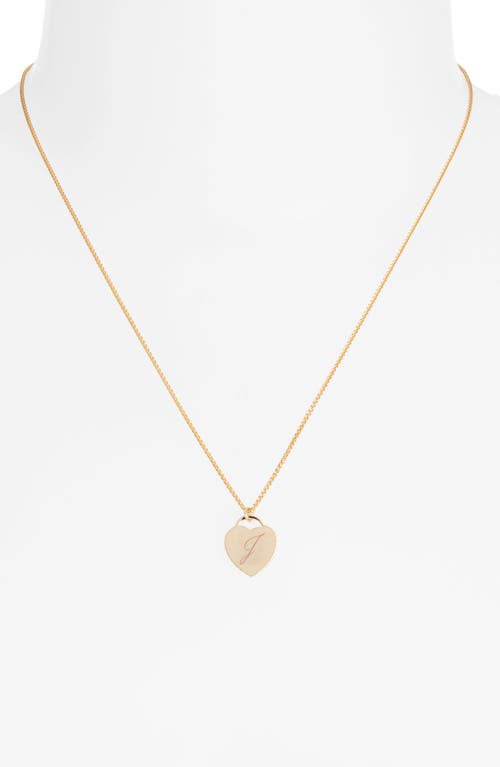 SET & STONES SET & STONES ALICE INITIAL HEART PENDANT NECKLACE