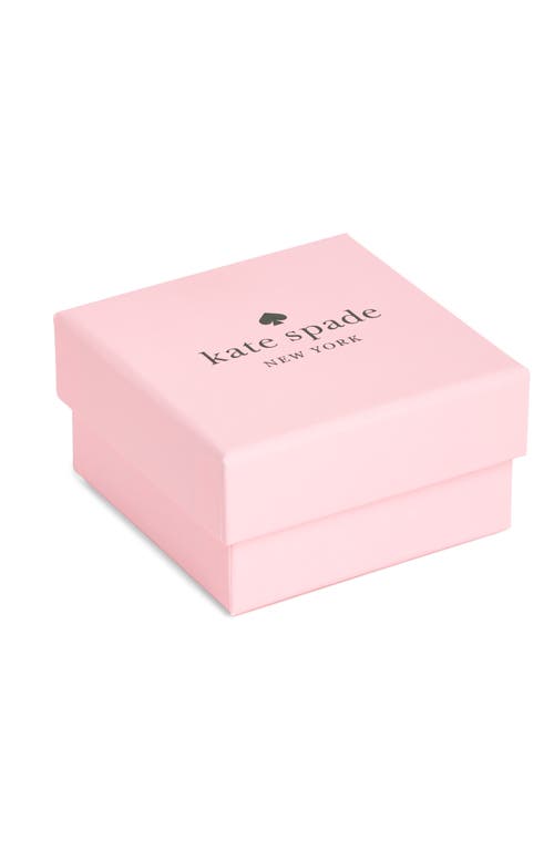 Kate Spade New York Bright Ideas Pavé Halo Cz Stud Earrings In Clear/gold