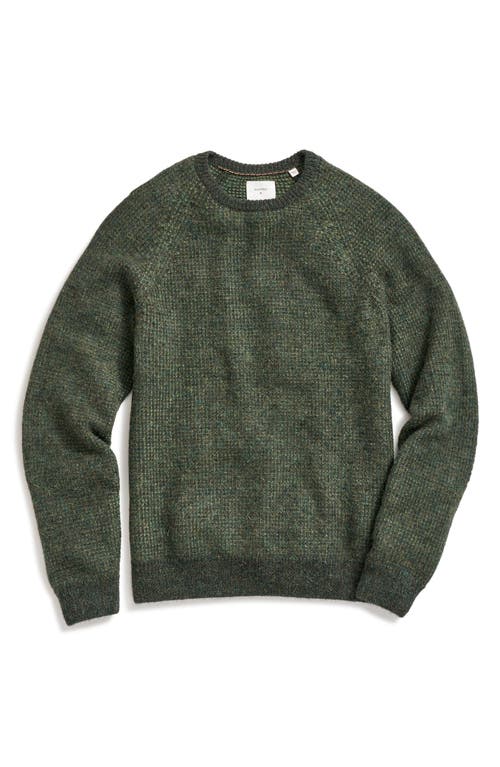 Billy Reid Lima Alpaca & Cotton Sweater in Scarab Melange 