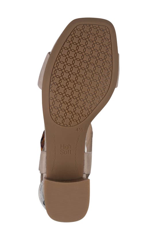 Ara Bethel Block Heel Sandal In Sand