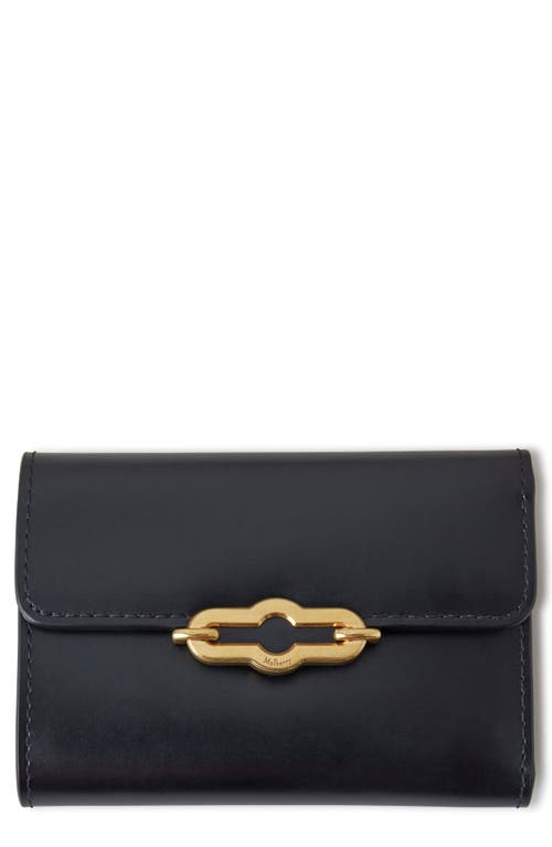 Mulberry Pimlico Leather Compact Wallet in Black at Nordstrom