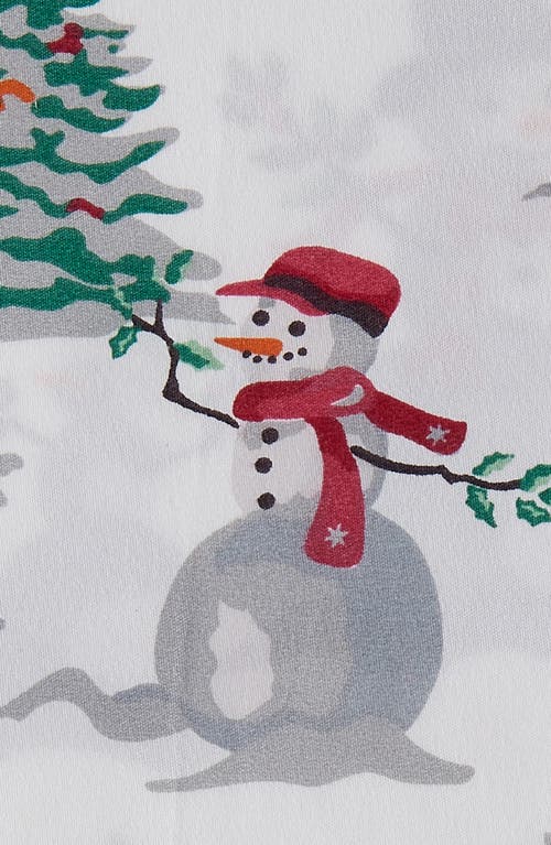 Woven & Weft Holiday Print 3-piece Sheet Set In Winter Wonderland
