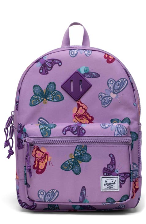 Girls Patch Glitter Rainbow Mini Backpack P