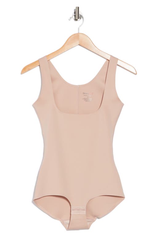 Skinny Girl Scuba Wyob Bodysuit In Ondine Blush